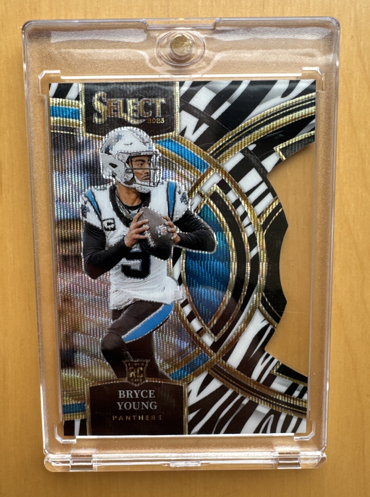 2023 Panini Select - Premier Level Rookie Bryce Young #167 Zebra Die Cut (RC)