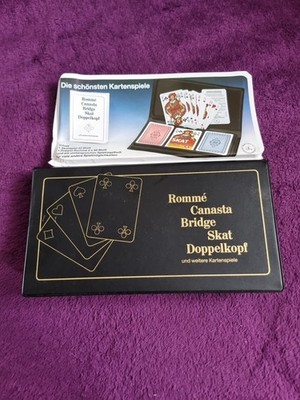 Romme Canasta Bridge Skat Doppelkopf (Neu) Karten noch in Folie.