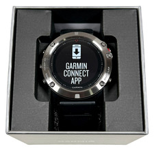 Garmin Fenix 5X 51mm Sapphire Slate Gray Black Band GPS Watch with Mapping