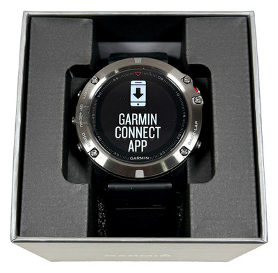Garmin Fenix 5X 51mm Sapphire Slate Gray Black Band GPS Watch with Mapping