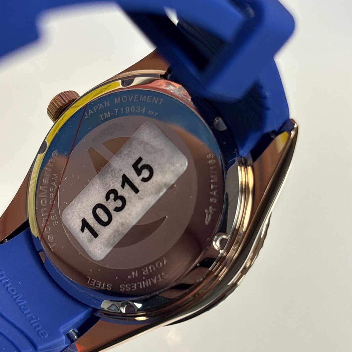 TechnoMarine TM-719034 Sea Dream 38mm Blue Dial Rose Gold Watch