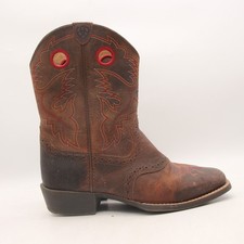 Ariat Boots Heritage Roughstock Western Boots Youth 6 Brown Leather 10014101