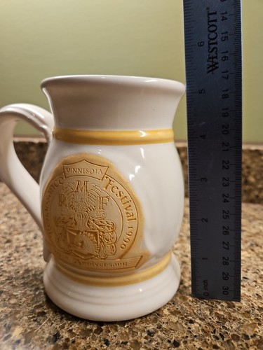 Minnesota Renaissance Festival 1990 Cup Mug Stein 20th Anniversary Vintage - Picture 5 of 8
