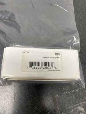 #ad Emtek 2221US4 Solid Brass Edge Pull for Sliding Doors Satin Brass $18.80