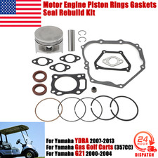 For Yamaha Golf Cart Engine Piston Rings Gasket Seal Rebuild Kit G21 G22 G29 G27