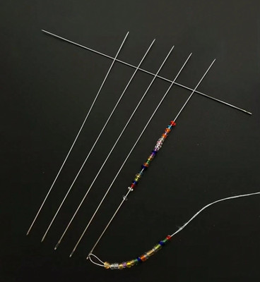 10PCS Ultra Fine Beading Needles Seed Bead DIY Necklace Bracelet Craft Needles
