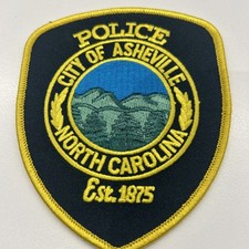 City Of Asheville North Carolina Police 1875 Shoulder Patch Badge
