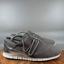 Cole Haan Zerogrand Stitchlite Ironstone Metallic Silver Slip On Sneaker Size 8B