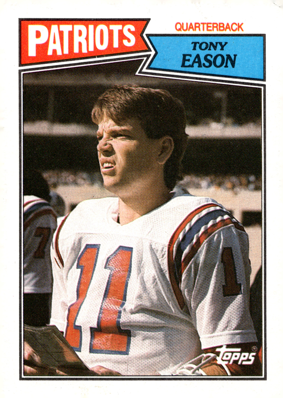 1987 Topps - #97 Tony Eason Patriots