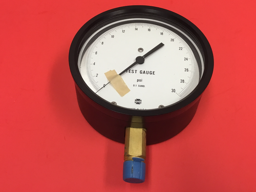 AMETEK - P/N-1404/132579- Pressure-Test Gauge-30 PSI - 6-1/2"Face, 1/2"NPT - NEW - Picture 2 of 6