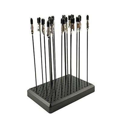 Palos De Clip De Cocodrilo Para Pintura De Modelo, 20 Piezas Con Base De Sopo...