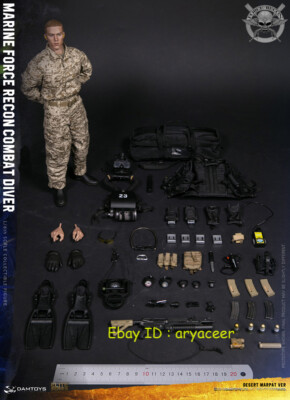 DAMTOYS 78056 1/6 Desert Camo Ver Marine Force Recon Combat Diver