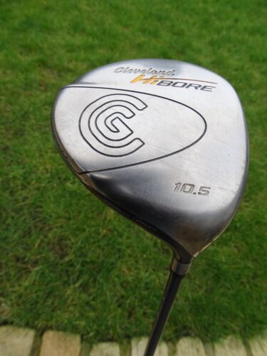 CLEVELAND HI BORE TITANIUM DRIVER LOFT 10.5* GRAPHITE FUJIKURA STIFF REG FLEX