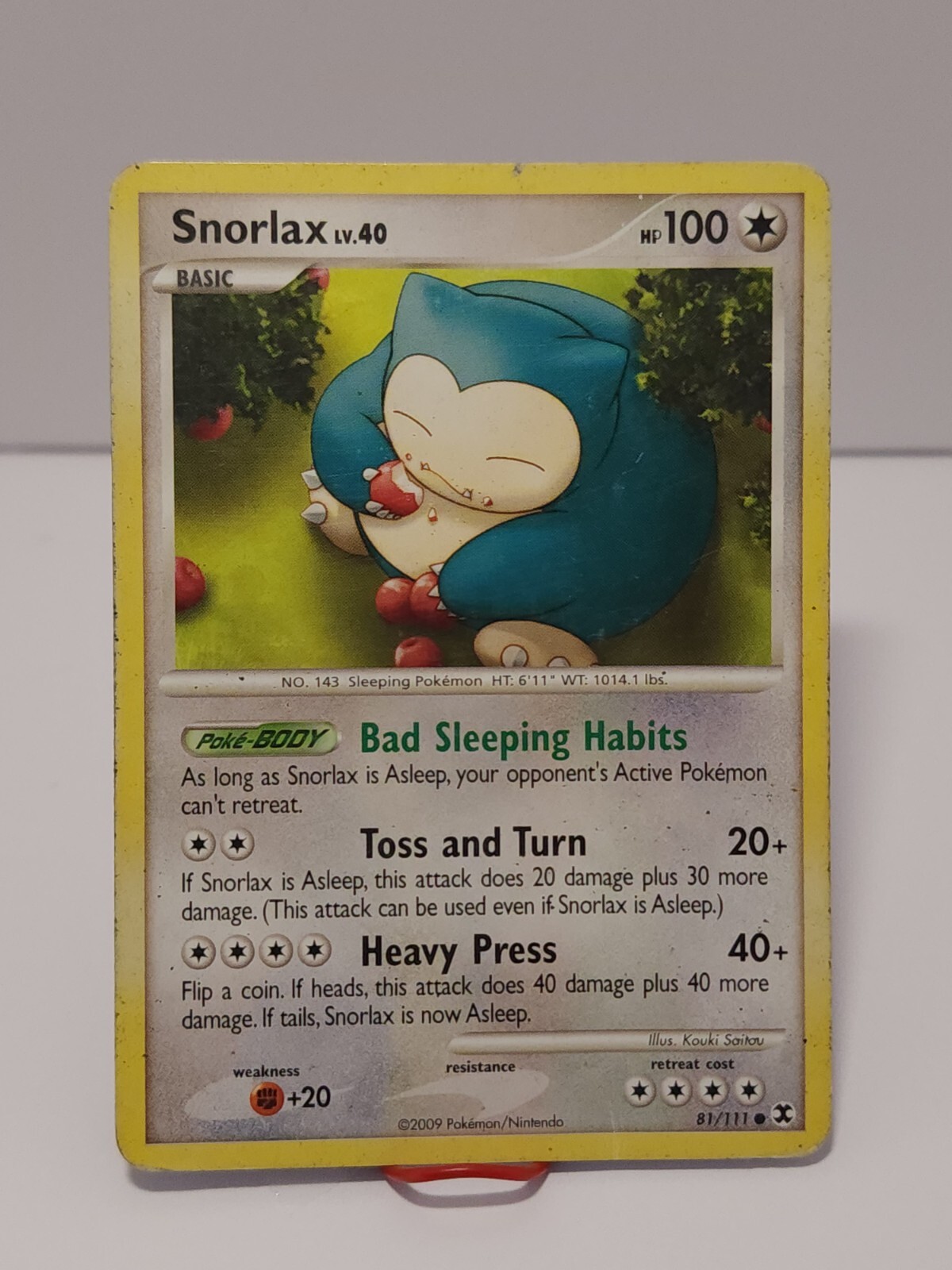 Snorlax 81/111 Rising Rivals - Lightly Played Common Pokémon TCG Card