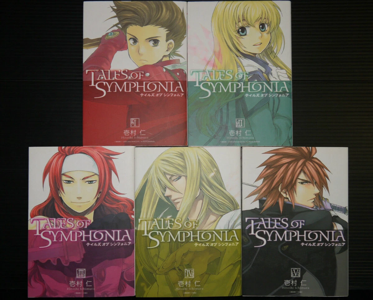 Tales of Symphonia Vol.1-5 Complete Manga Set by Hitoshi Ichimura - JAPAN |  eBay