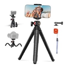 NEEWER Tripod for iPhone with Remote, Mini Flexible Phone Tripod Stand Vlog