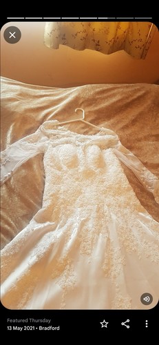 Pure White Wedding Dress12. - Picture 3 of 7