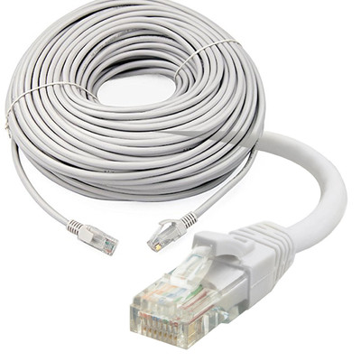 Ethernet Kabel RJ45 Cat5e Netzwerk LAN Patchkabel Internet weiß 1m bis 50m Posten