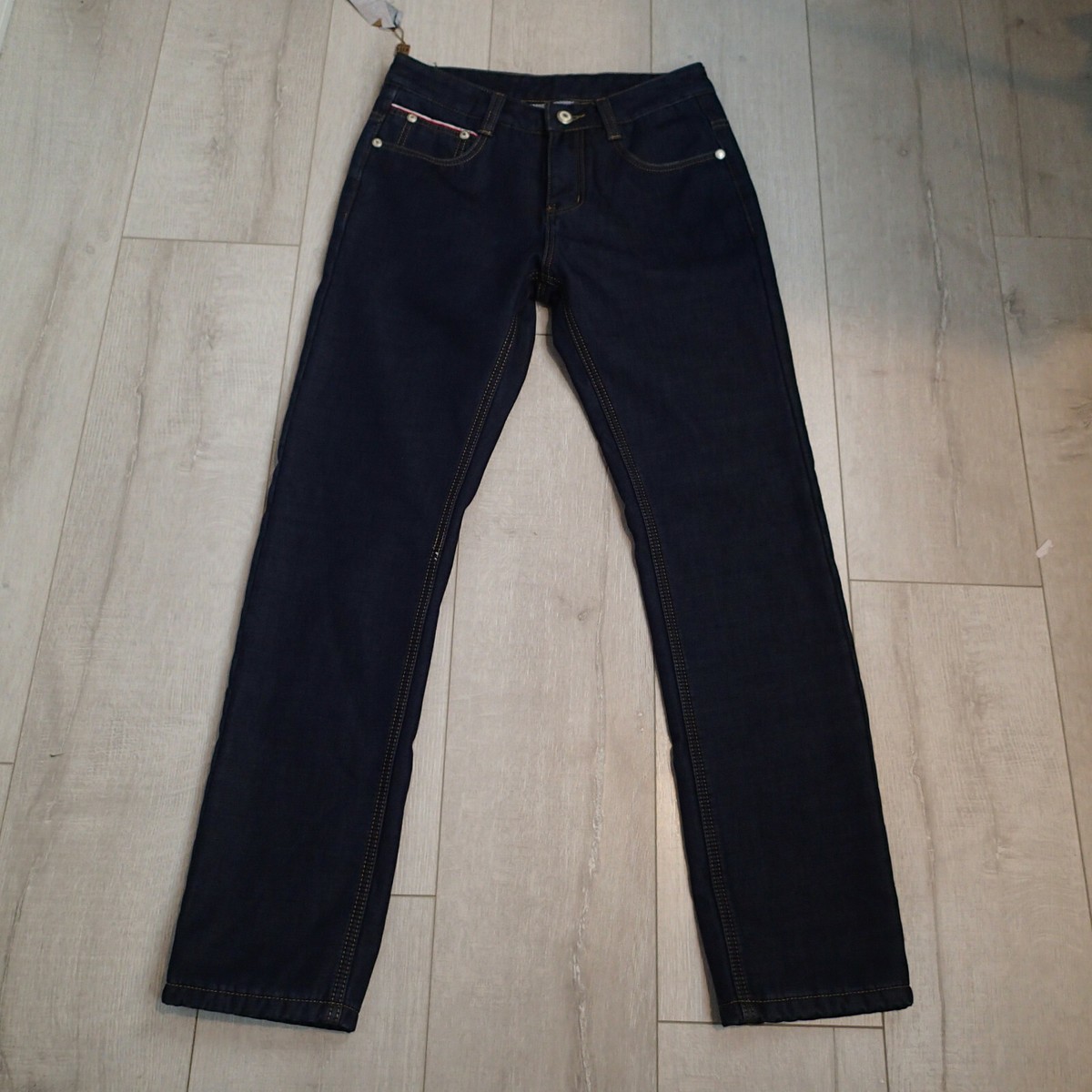 Demon&Hunter Men's Skinny Blue Jeans - Stretch Denim With Zipper Fly (Size 33) - View #3