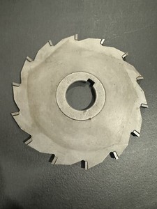 New Niagara 5-3/4” H SLOTTING CUTTER  14 Insert 0.03R X 1/4”W 1-1/2” Arbor.