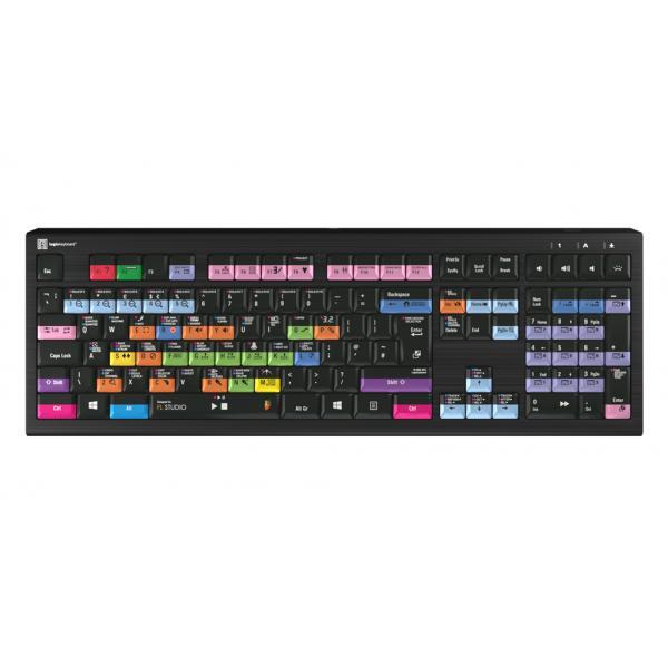 Logickeyboard LKB-FLS-A2PC-UK tastiera USB QWERTY Inglese UK Nero