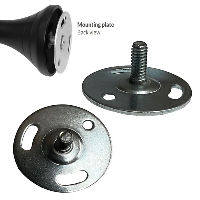 40 mm Ersatz Metall Schraube Boden Rückenplatte Halterung Stange Gardine Wandmontage