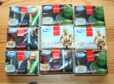 Star Wars Zewa Softies Taschentücher 9 Stück
