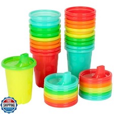 The First Years Take and Toss Spill Proof Sippy Cups - Rainbow Party Pack - R