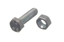 10 X Hex Bolts Set Screw 4.8 Grade M8 30mm BZP Zinc Plated - NEW Onestopdiy