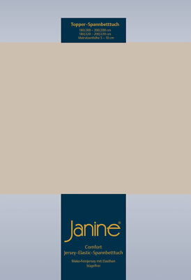 Janine Topper Spannbetttuch Elastic Jersey 5001