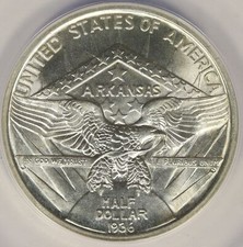 『NGC MS64』アーカンソー州ロビンソン像記念ハーフダラー銀貨(1936年) MS 60 Graded 1936 Year US Commemorative Coins for sale | eBay