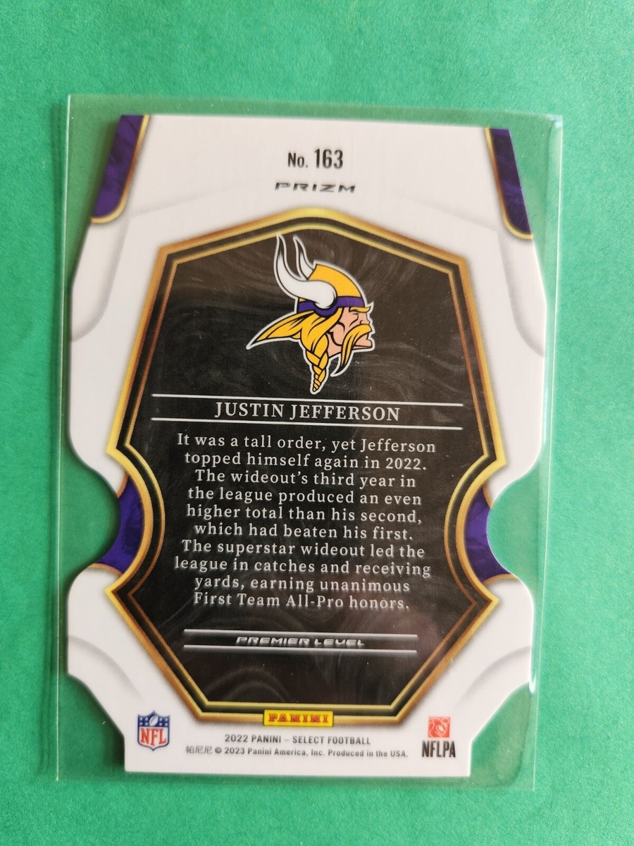 2022 Panini Select - Premier Level Die Cut Prizm #163 Justin