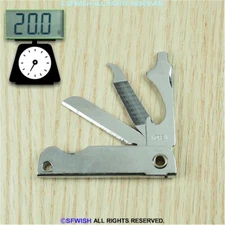 EDC Keychain Multi-Tool Knife/Nail File/Bottle Opener/Screwdriver *NOS! - READ!*