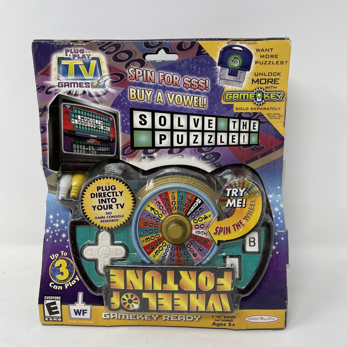 Jakks Pacific Wheel Of Fortune Electronic Game 2005 Radio Shack