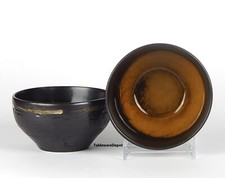Joseph Abboud SOLARIS, Sets of 2 Soup/Cereal Bowls SUPERB Condition! Brown Gold