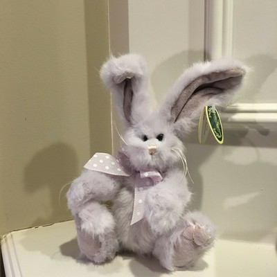 Bearington Collection Style4180 Retired Purple Angel Bunny Patience NWT Scented