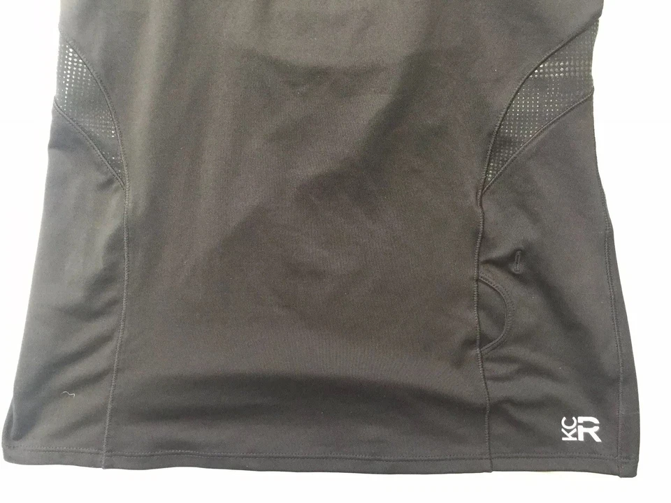 Kenneth Cole Reaction Activewear Sz Medium Women's Black Workout Athletic Top - Image 4 of 4