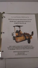 Service Manual Broce BB250 Multi Purpose Sweeper Serial Numbers 304263 And Up