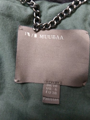 Muubaa Havana Real Fur Leather Suede Shearling Coat/Jacket sz 10/6/38 - Picture 8 of 12
