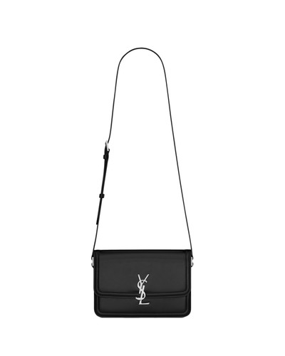 Saint Laurent Solferino Medium $3400 Black Messenger Bag New And Authentic
