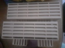 5  buff  Multifix Interlocking Plastic Air Bricks Ventilation 9" x 3"   lot 2