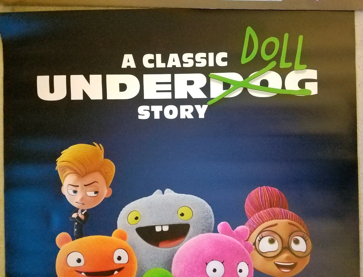 UGLY DOLLS Movie Theater lobby poster only RARE 48 x 70