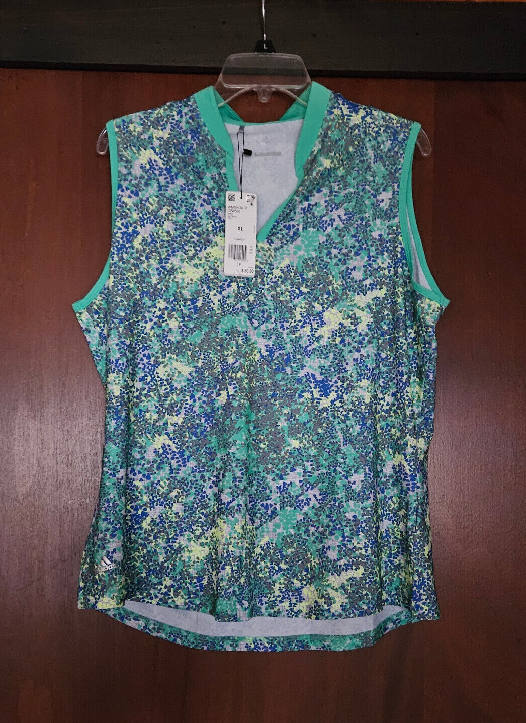 NWT Adidas Women's UPF 50 Golf Shirt Size XL Style CW0566