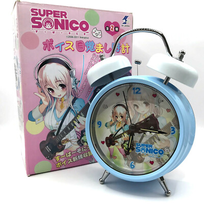 SUPER SONICO Voice Alarm Clock Blue Ver Japanese Anime