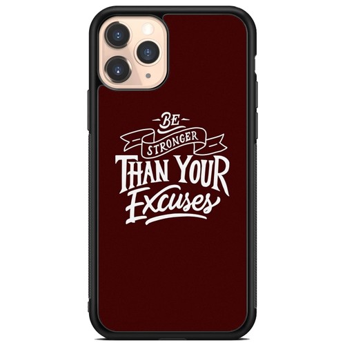 For iPhone SE4 16E 12 13 14 15 16 Pro Max Be Stronger Your Excuses Case Friendly - Picture 21 of 25