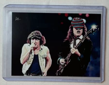 AC/DC Limited Edition Artist Signed “Rock Icons” Trading Card 3/10