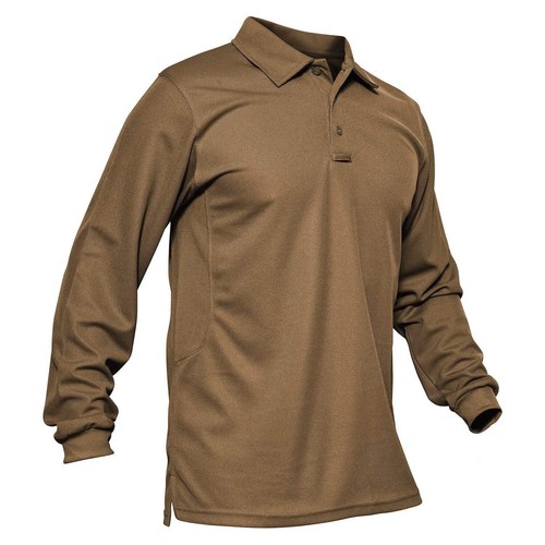 Camisas polo ateléticas de manga larga y corta para hombre de secado rápido equipo activo informal Top - Imagen 11 de 162