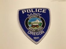Sandy Police State Oregon OR Scenic Gateway to MT Hood