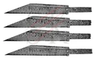 4 Damascus Steel Viking Seax knife blank blade san mai BOWIE Knife making BWB-21