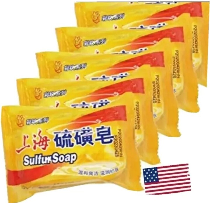 5 Sulfur Soap for adults - Made in Shanghai, China 上海硫磺皂 | eBay